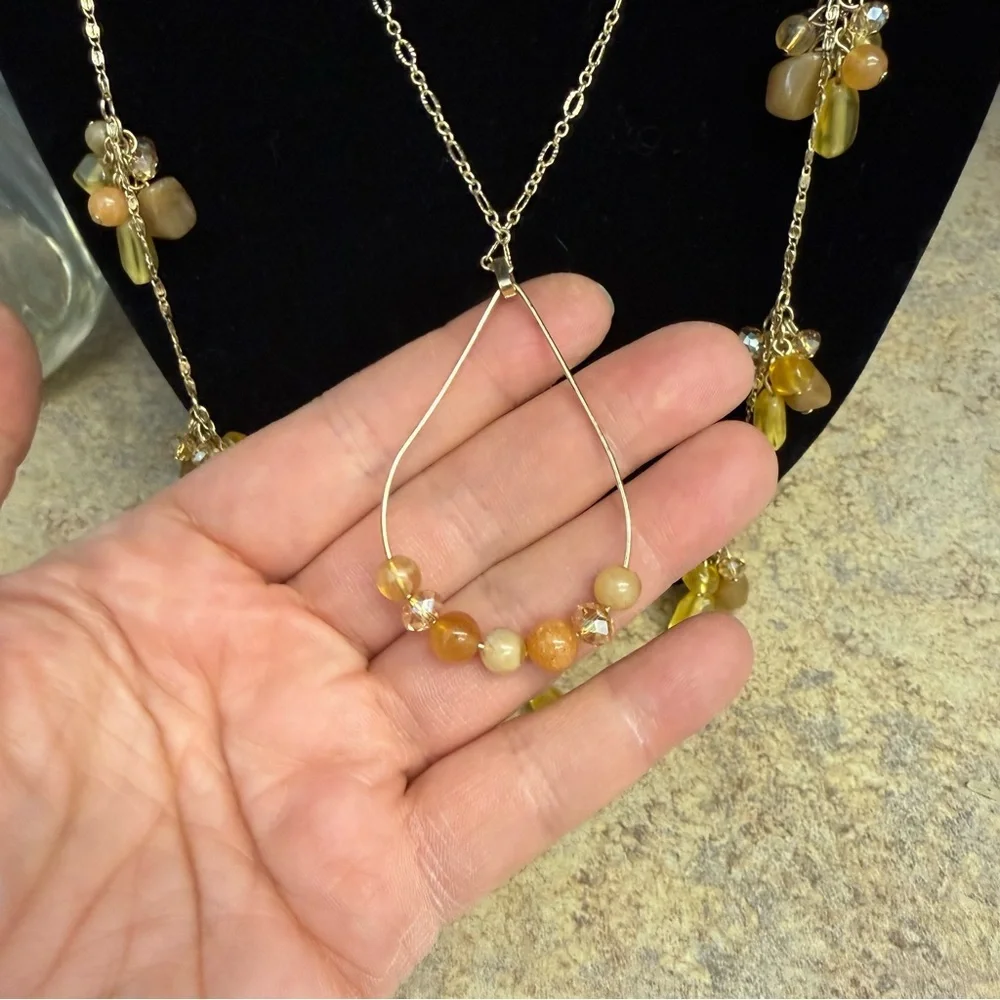 C1946 Double strand beaded necklace